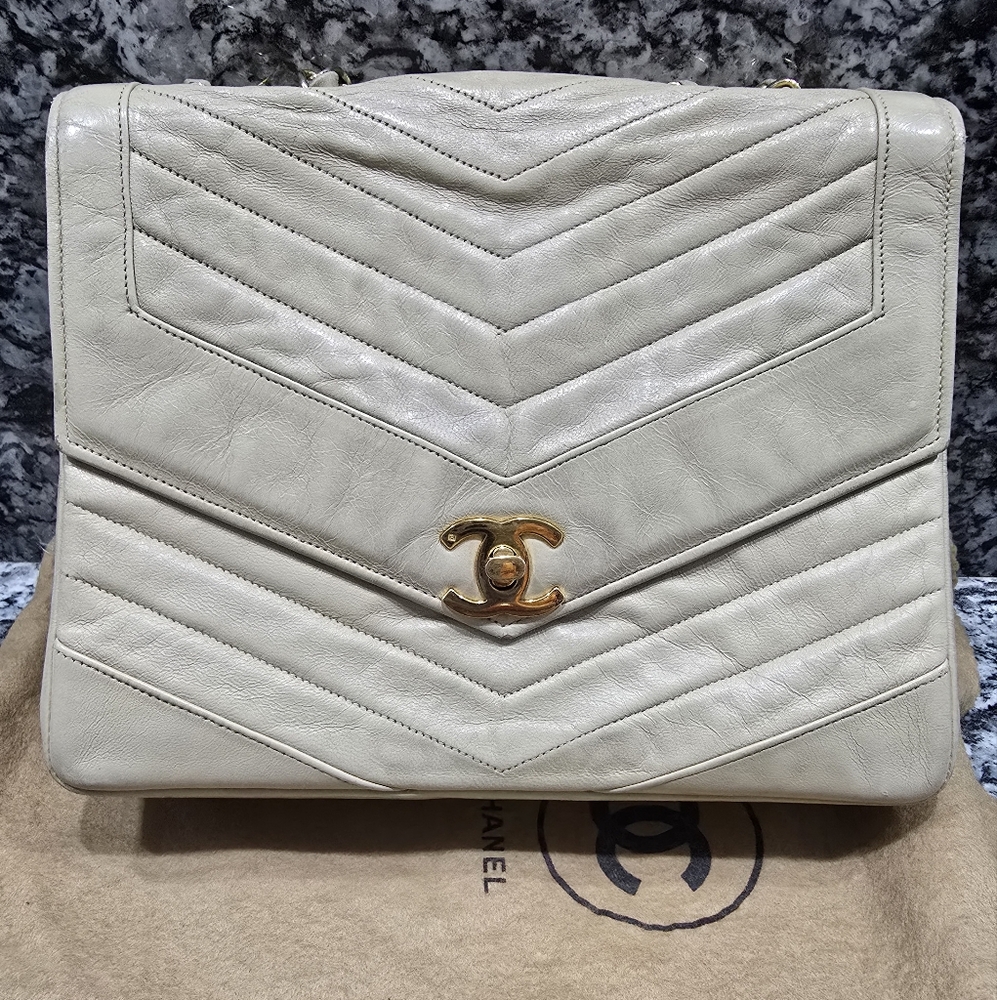 Chanel Quilted Lambskin Flap Bag